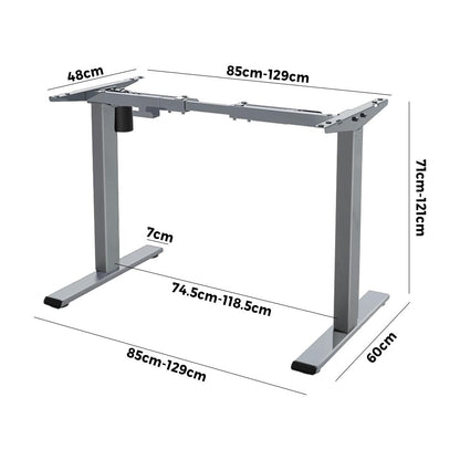 Standing Desk Frame Height Adjustable Sit Table Leg Motorised Stand