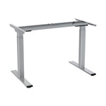 Office Standing Desk Frame Sit Table Leg Motorised Dual Motor Stand Grey(Frame Only)