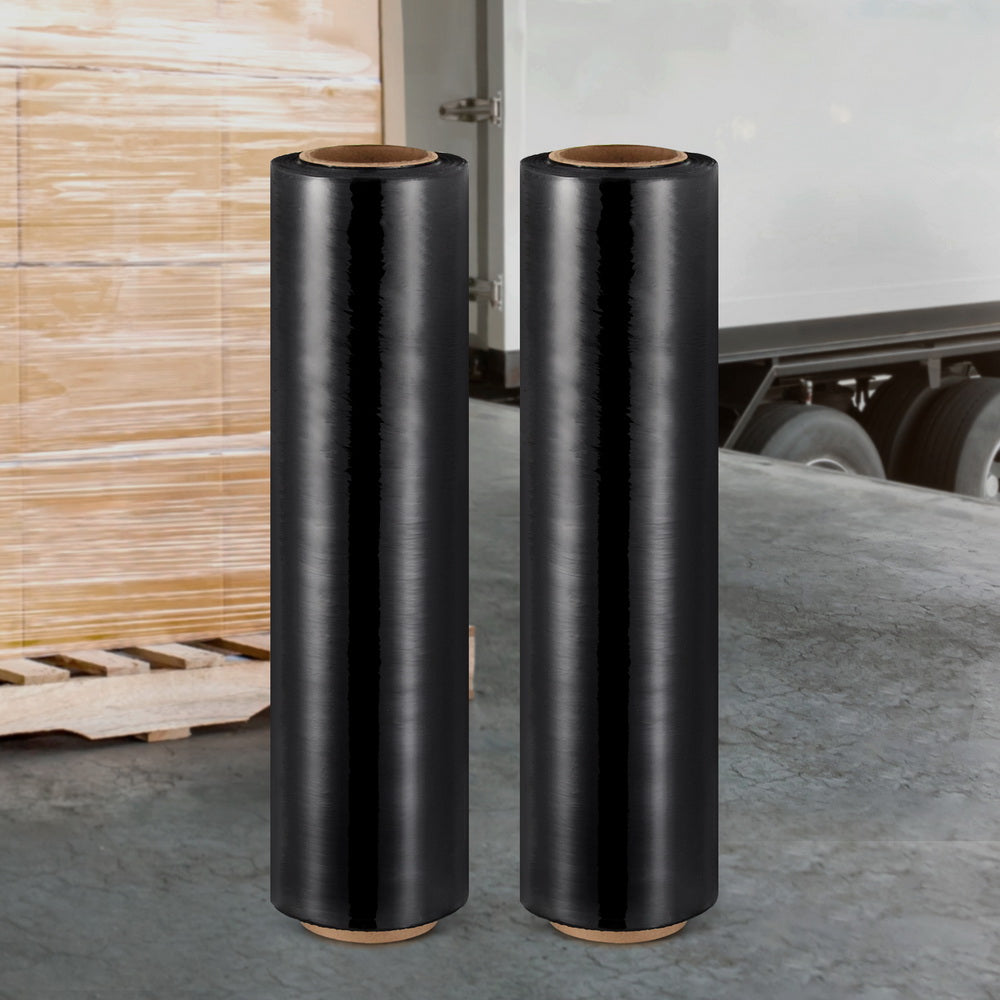 400m 2pcs Stretch Film Shrink Wrap Rolls Protect Package Material