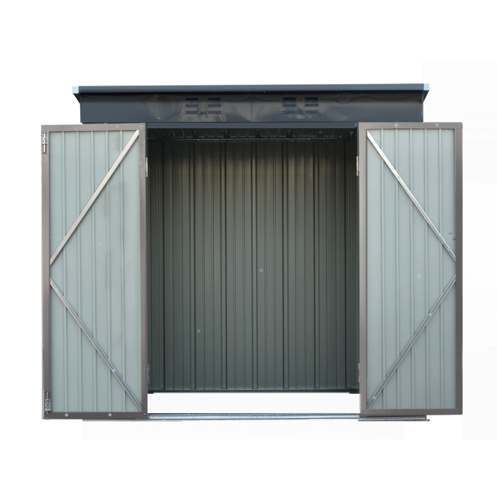 Garden Shed Outdoor Storage 1.95x1.31M Steel Workshop House Tool