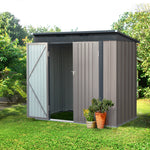 Garden Shed Outdoor Storage 1.95x1.31M Steel Workshop House Tool