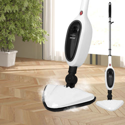 12in1 Steam Mop Cleaner Floor Carpet Window Handheld Cleaner 300ML Blue/ Black