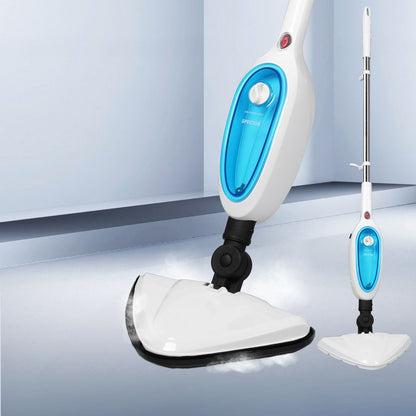 12in1 Steam Mop Cleaner Floor Carpet Window Handheld Cleaner 300ML Blue/ Black