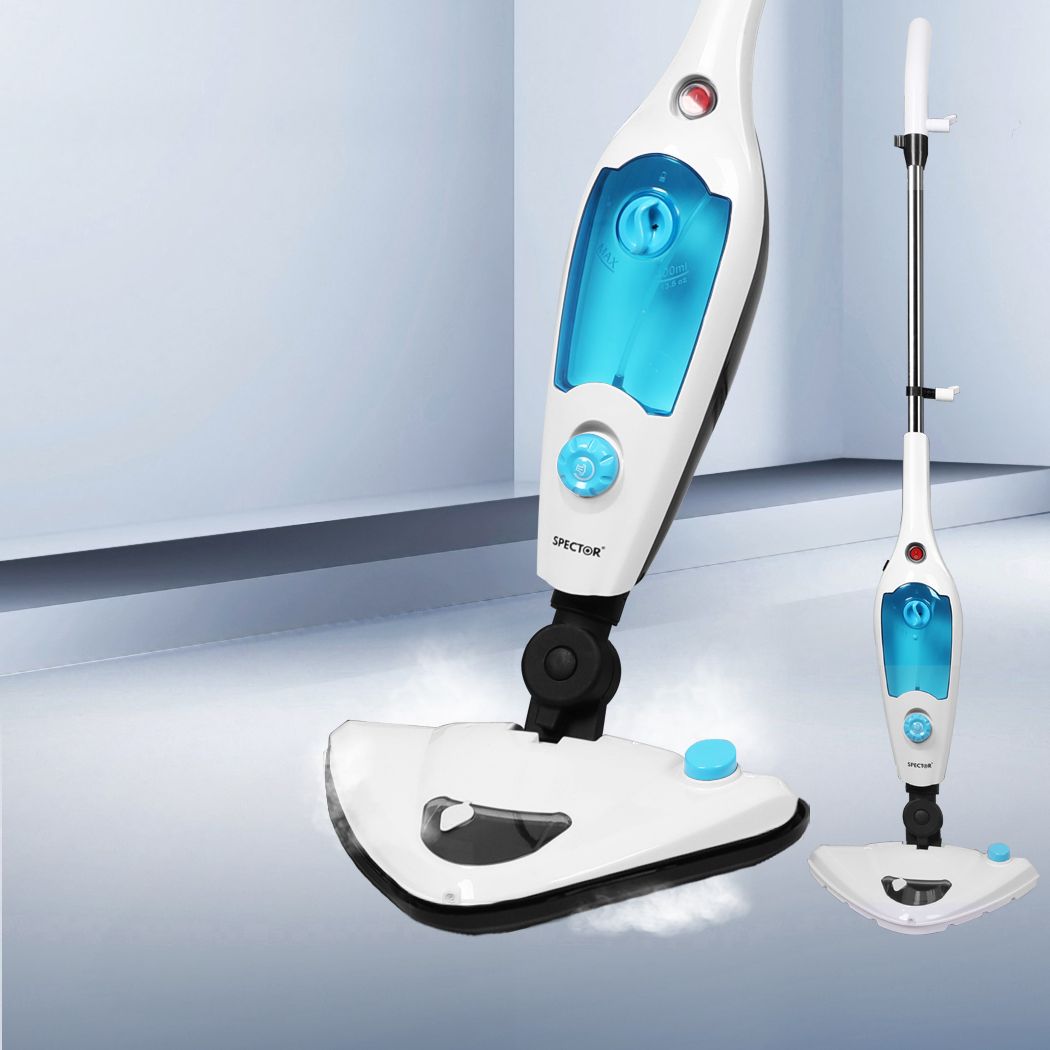 Best Steam Mop Australia  Multi-Function Floor Carpet Window Handheld Cleaner Blue/Black