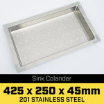 Stainless Steel Sink Colander 425 x 250mm