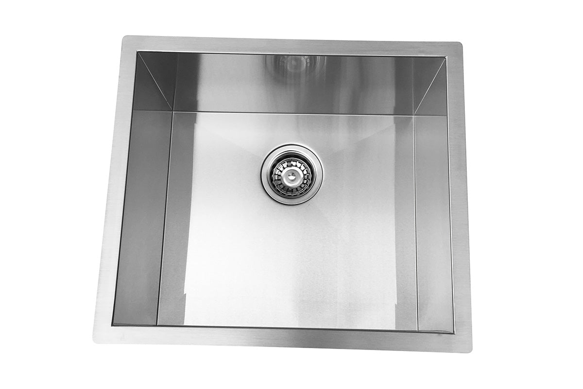 304 Stainless Steel Undermount Topmount Kitchen Laundry Sink - 510 x 450mm