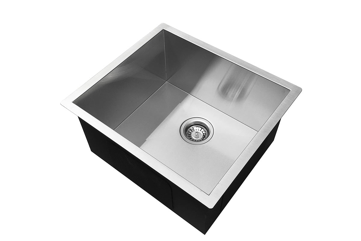 304 Stainless Steel Undermount Topmount Kitchen Laundry Sink - 510 x 450mm