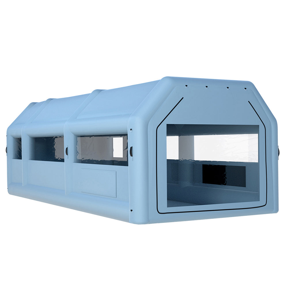 Inflatable Spray Booth 8.5X4.8M Car Paint Tent Filter System 2 Blowers