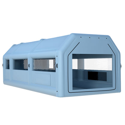 Inflatable Spray Booth 8.5X4.8M Car Paint Tent Filter System 2 Blowers