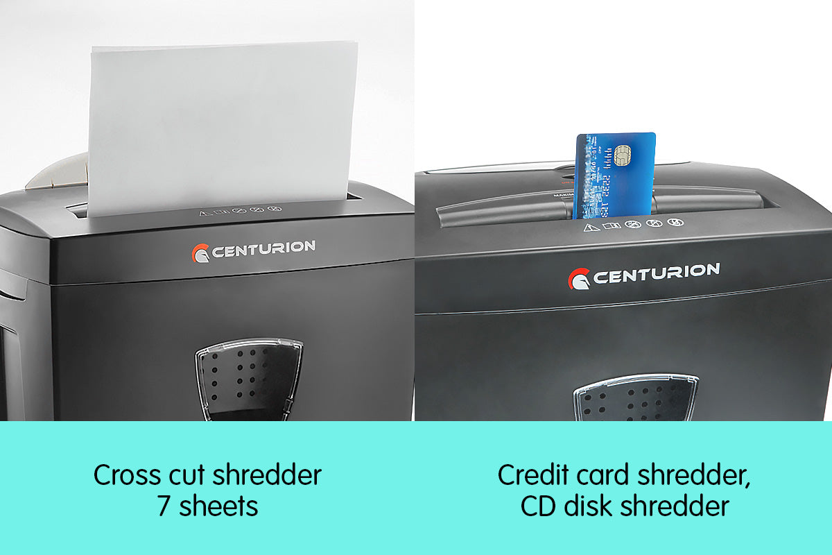 Centurion 18L 7 Sheet Paper CD Credit Card Shredder