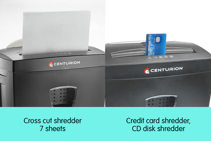 Centurion 18L 7 Sheet Paper CD Credit Card Shredder