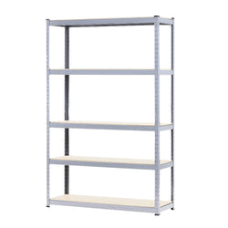 5 Shelf Storage Rack Galvanized Steel - 180x120cm