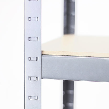 5 Shelf Storage Rack Galvanized Steel - 180x120cm