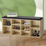 Shoe Cabinet Bench Shoe Storage Rack PU Padded Seat Organiser Cupboard