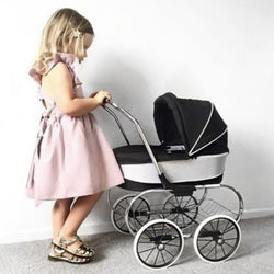 Baby Princess Doll Stroller - Raven Black