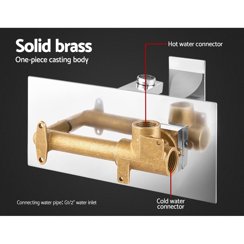 Cefito Bathroom Tap SET OF 2 Sink Brass Silver