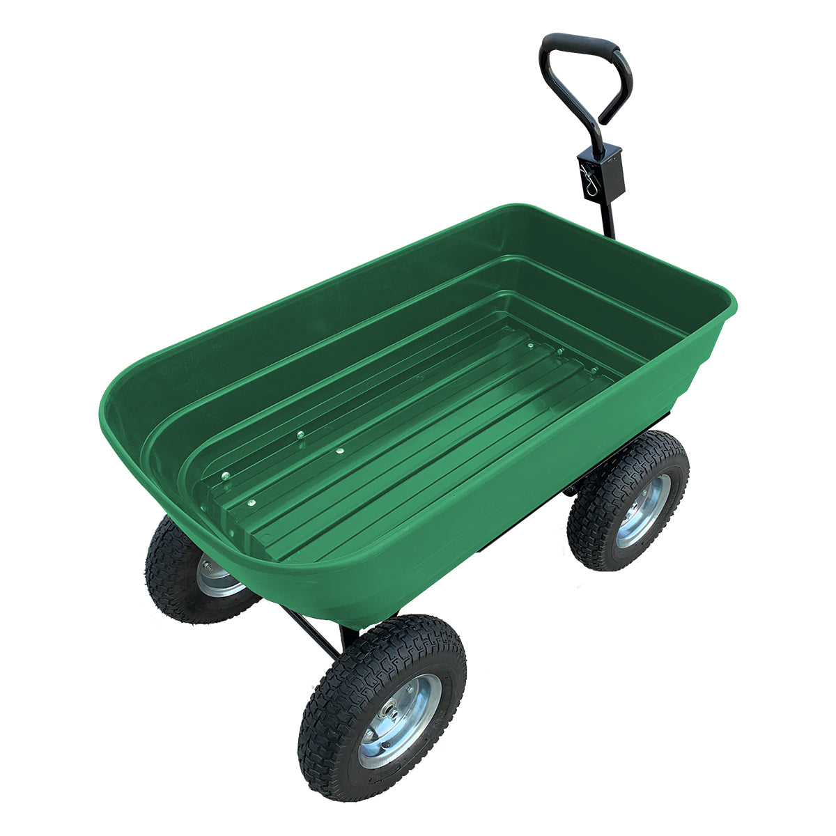 Garden Dump Cart Dumper Wagon Carrier Wheel Barrow 125L Green
