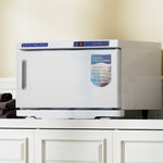 16L/23L/32L Towel Warmer UV Sterilizer Heater Cabinet Beauty Salon White