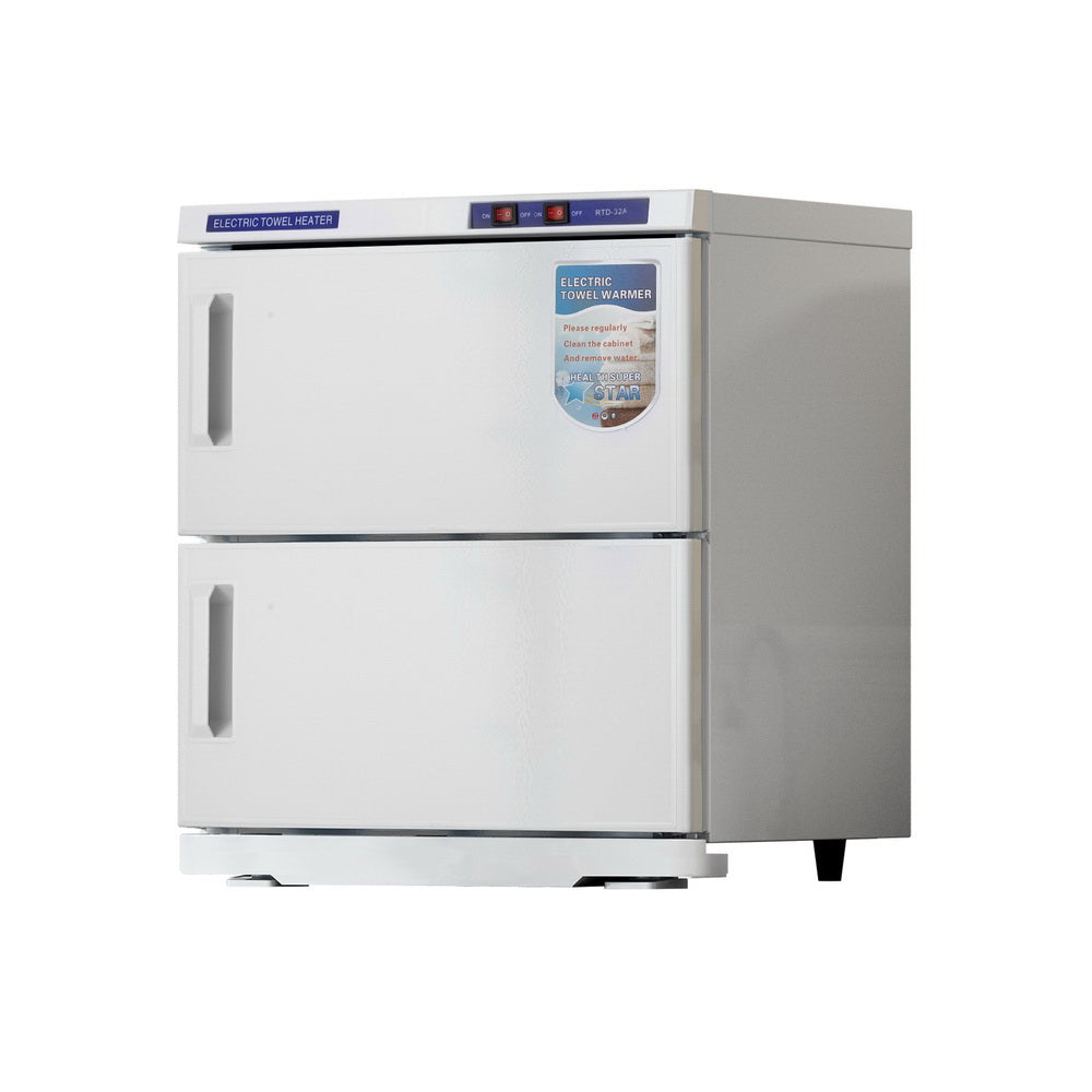 16L/23L/32L Towel Warmer UV Sterilizer Heater Cabinet Beauty Salon White