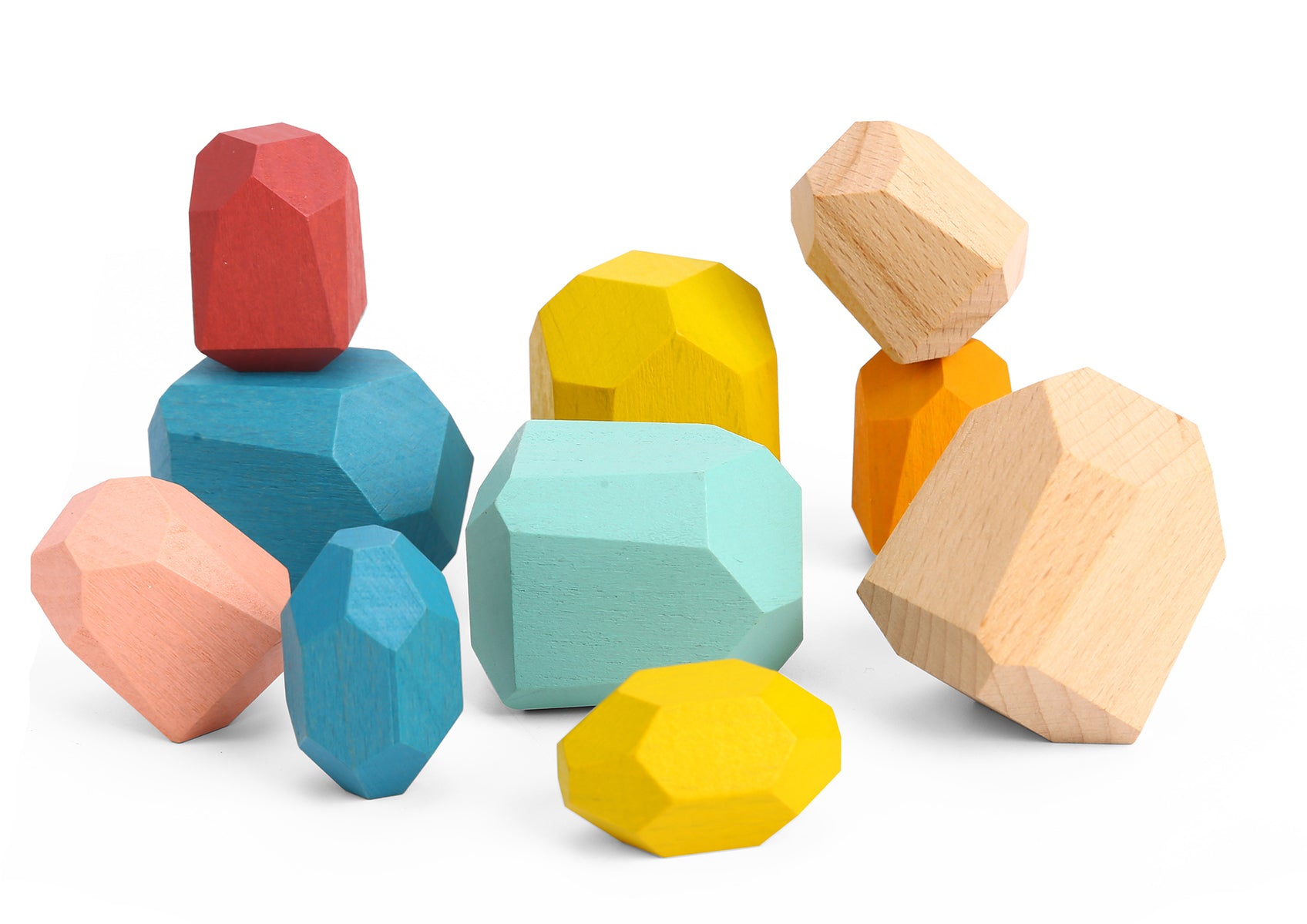 Wooden Stacking Stones