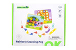 Rainbow Stacking Pegs