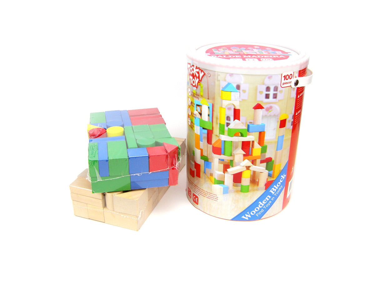 100PCS WOODEN BLOCK