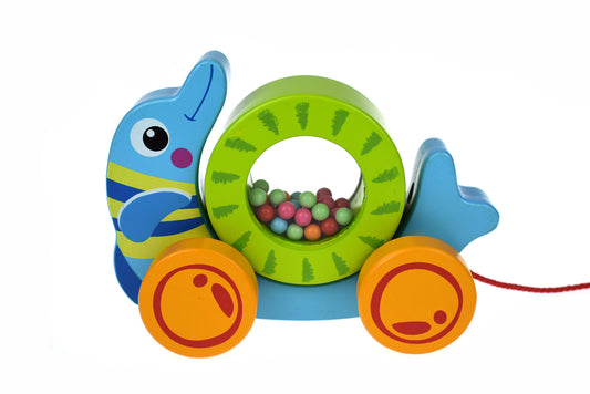 PULL ALONG - ROLLING DOLPHIN