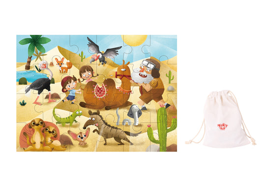 Desert Exploration Jigsaw Puzzle 24 Pcs