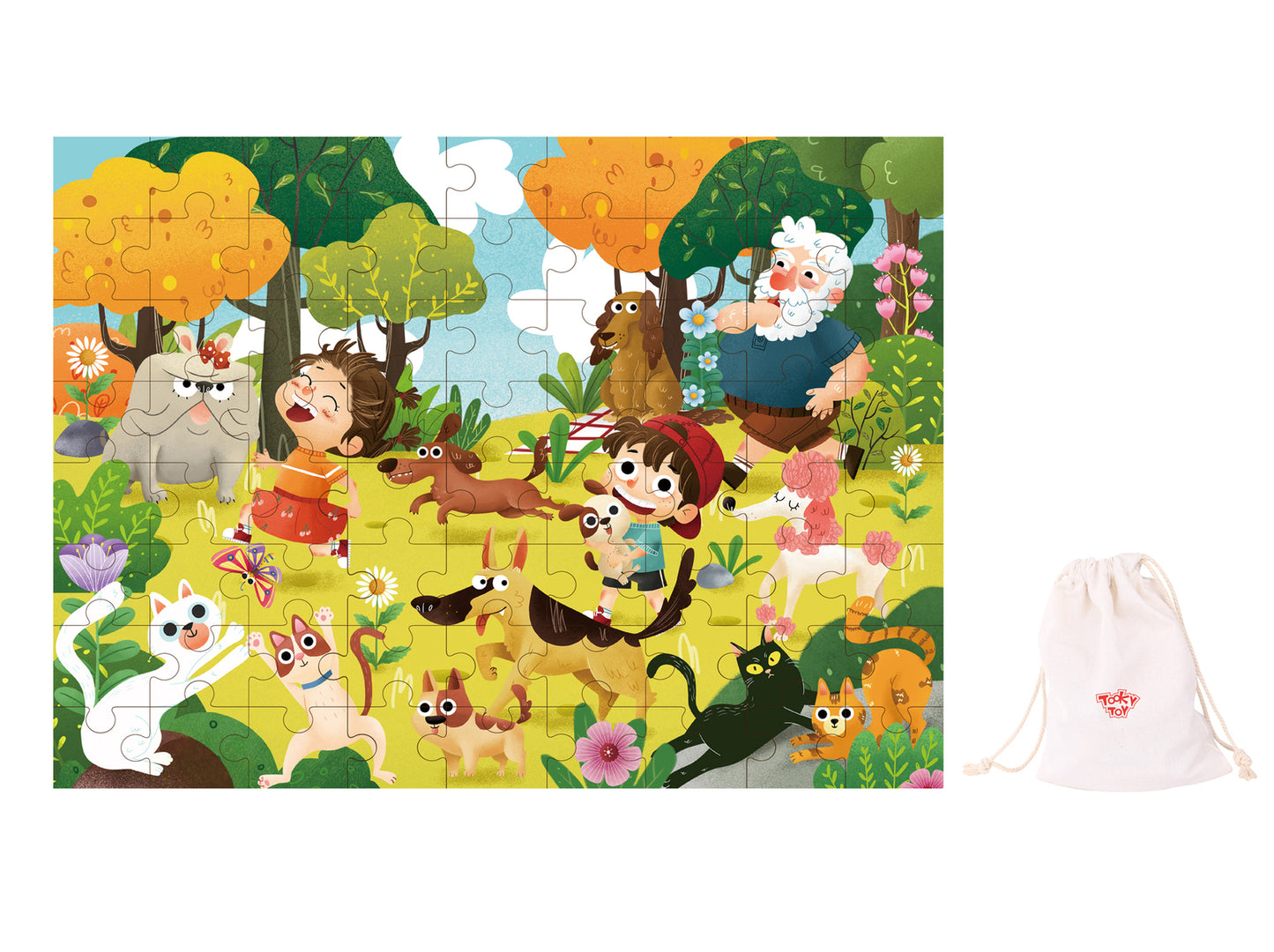 Pet Park Jigsaw Puzzle 72 Pcs