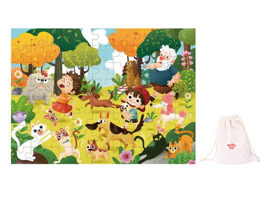 Pet Park Jigsaw Puzzle 72 Pcs