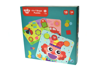4 in 1 Shape Puzzles