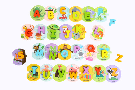 Alphabet Puzzle in Carry Box