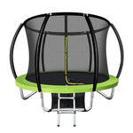 Mazam 8FT Trampoline Round Trampolines Kids Enclosure Safety Net Outdoor Indoor