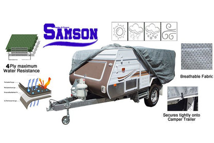 Heavy Duty Trailer Camper Cover 14-16Ft