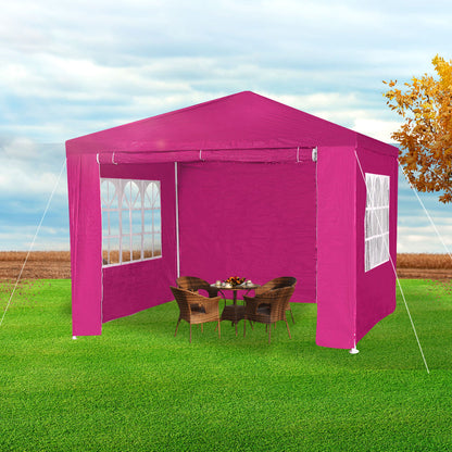 Gazebo Tent 3x4 Outdoor Marquee Gazebos Camping Canopy Mesh Side Wall
