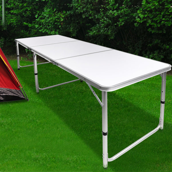  Aluminium Portable Folding Camping Tables 180cm