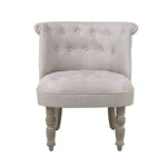 Armchair Lorraine Accent Chair Sofa Chairs French Provincial comfortable,Beige, 66cm x 63cm x 73cm