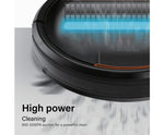 MyGenie Smart Auto Robotic Vacuum Cleaner- Black
