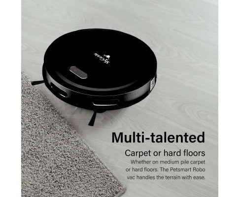 MyGenie Smart Auto Robotic Vacuum Cleaner- Black
