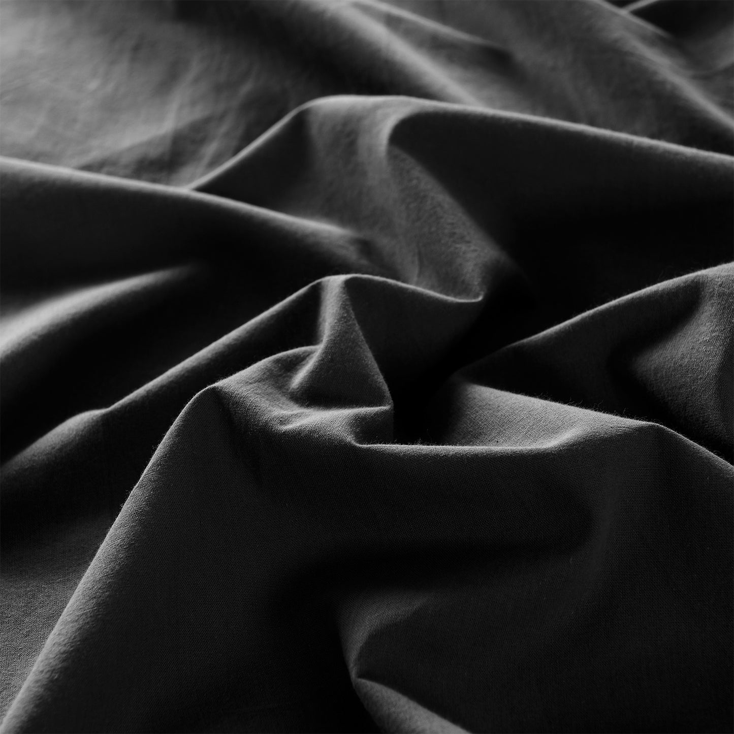 100% Cotton Quilt Cover Set Bedding Ultra Soft Queen Charcoal