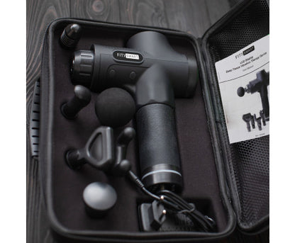 LCD Display Deep Tissue Vibration Therapy Device-black