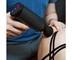 Fit Smart LCD Display 6 Level Vibration Massage Gun Black