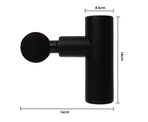 Mini Vibration Therapy Device Massage Gun Black