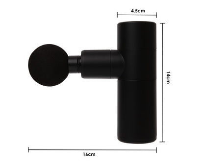 Mini Vibration Therapy Device Massage Gun Black