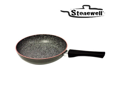 32cm Pan With Heat Sensor Kitchen Non Stick Cookware Black