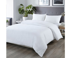 Comfort Bamboo Blended Quilt Cover Set White King