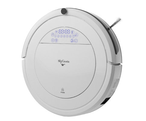 Automatic Robotic Vacuum Cleaner - White 35 x 9cm