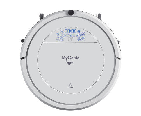 Automatic Robotic Vacuum Cleaner - White 35 x 9cm