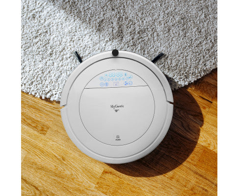 Automatic Robotic Vacuum Cleaner - White 35 x 9cm