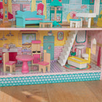 Dollhouse With Furniture For Kids 71 X 60 X 33 Cm (Model 4